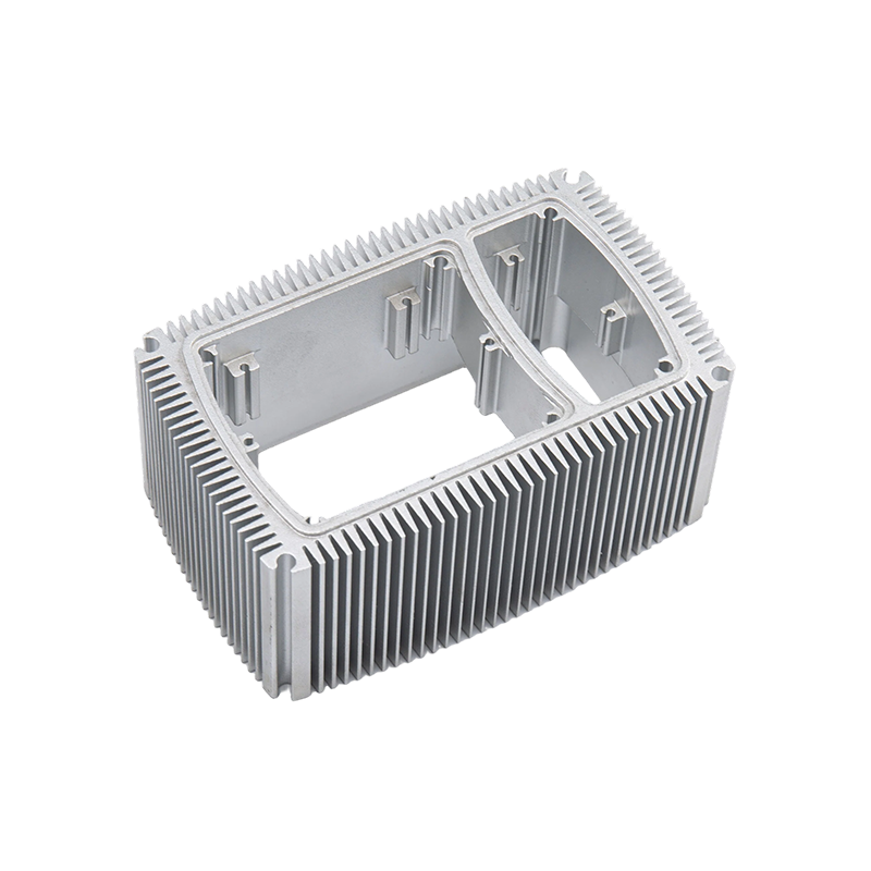 Perfiles de disipador de calor de aluminio anodizado de alta conductividad térmica.